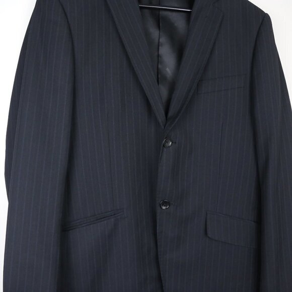 Giorgio Armani Lecollezioni Pinstripe Single Breasted Two Button Men's Blazer - Picture 2 of 9